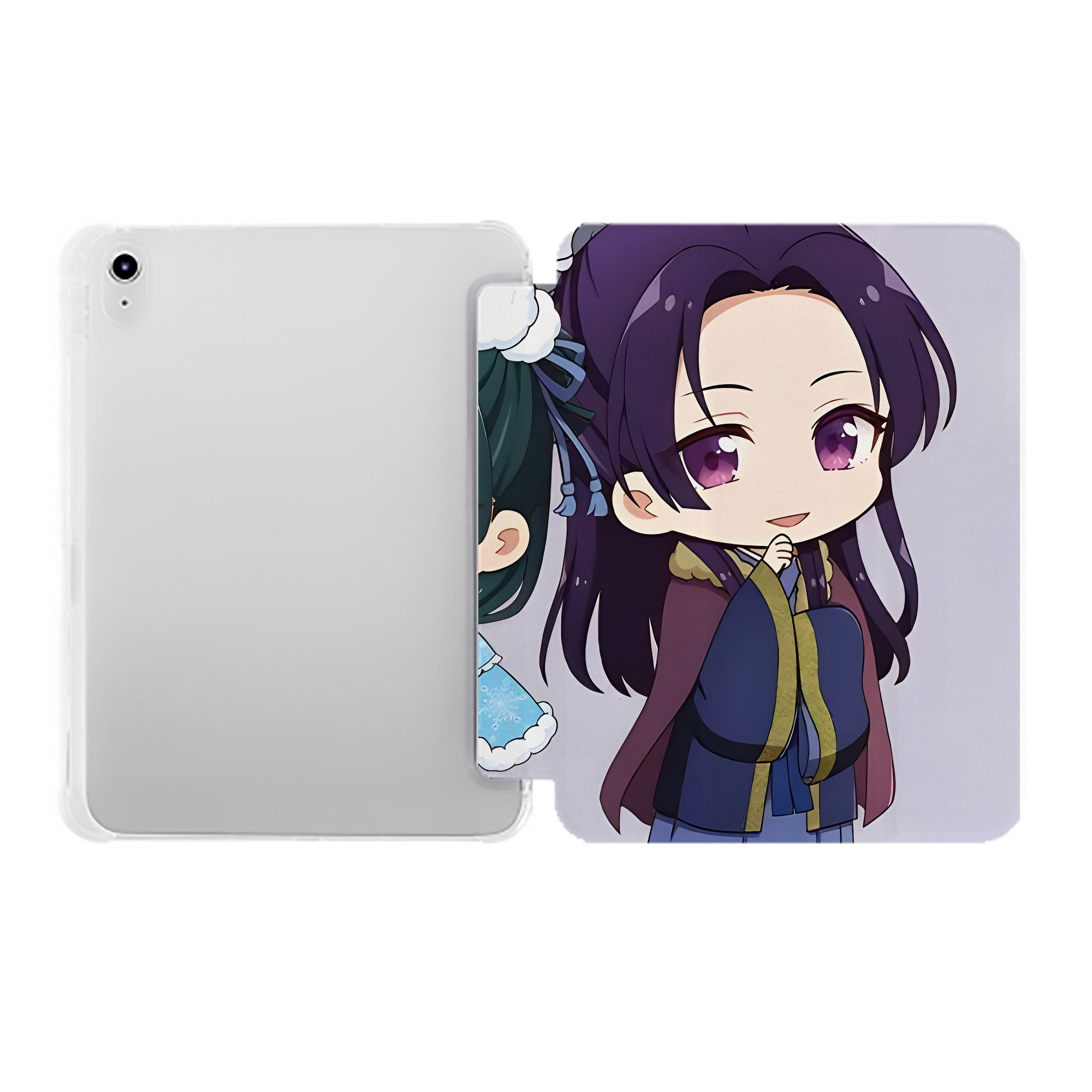 （画像用） 薬屋のひとりごと The Apothecary Diaries IPad ケース ペン収納付き 三つ折りスタンド PUレザー×シリコン 対応機種9.5/10.5/10.9インチ